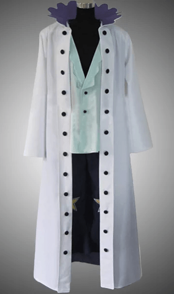 One Piece Cosplay Dressrosa Cavendish White Coat