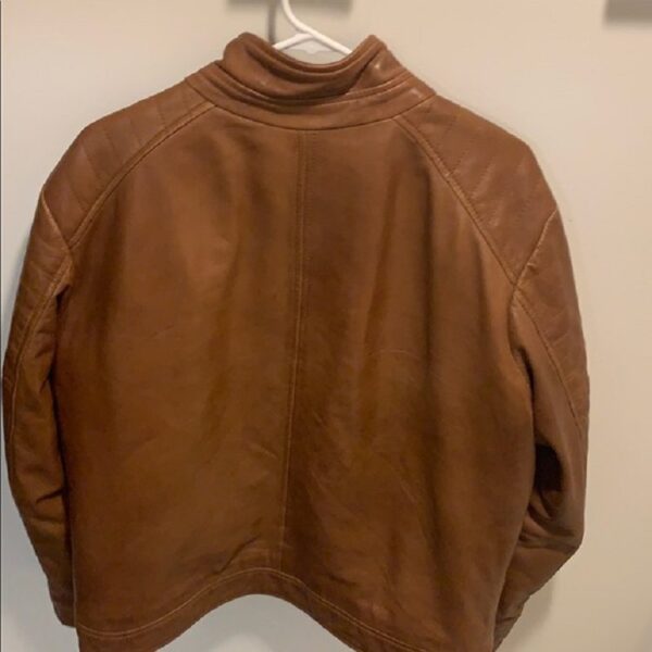 Mens Moto Leather Jacket - Image 3