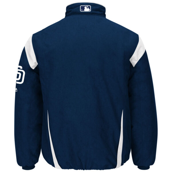 Padres San Diego Majestic Navy Authentic Premier Jacket - Image 2