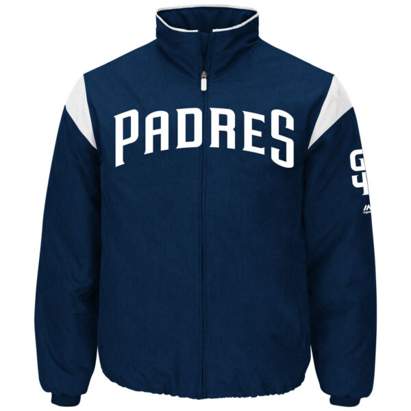 Padres San Diego Majestic Navy Authentic Premier Jacket