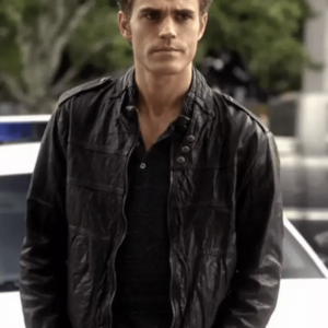 Paul Wesley Vampire Diaries Leather Jacket