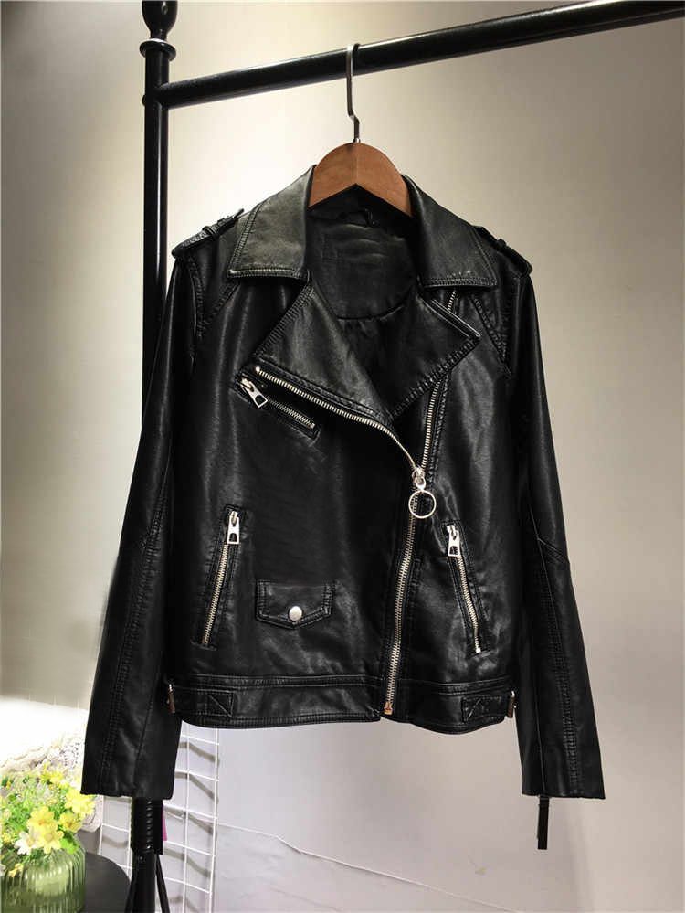 Short Pink Panther Pu Leather Jacket