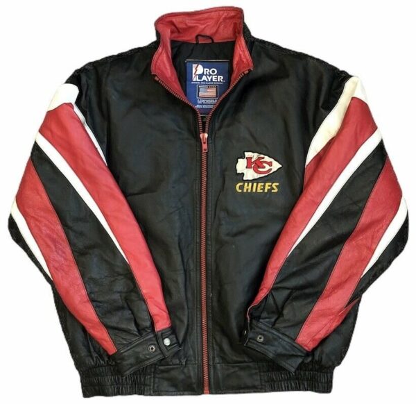 NFL Pro Player Vintage Leather Jacket - Image 3