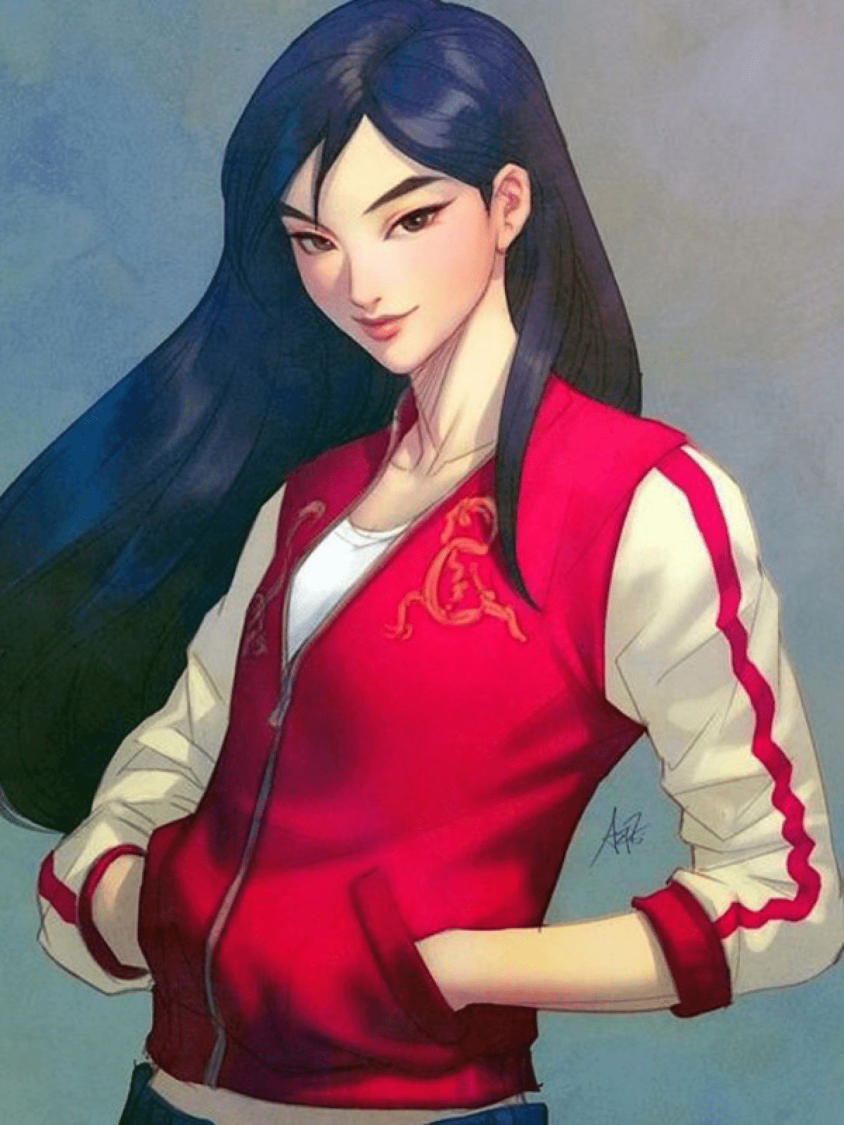 Ralph Breaks The Internet Mulan Bomber Jacket - Image 3