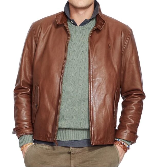Ralph Lauren Barracuda Leather Jacket - Image 2