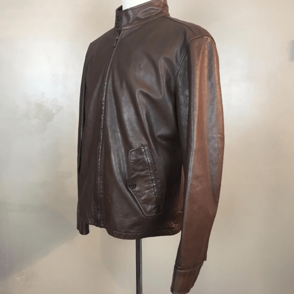 Mens Polo Ralph Lauren Leather Jacket - Image 2