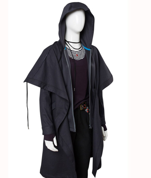 Raven Teen Titans Rachel Roth Black Coat - Image 3