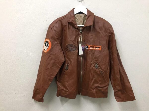 Star Wars Rebel Alliance Brown Leather Jacket