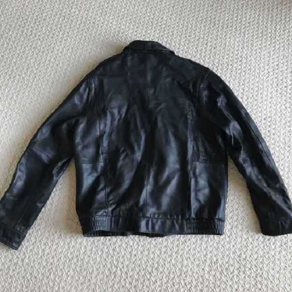 Mens Remy Vintage Lambskin Leather Jacket - Image 3