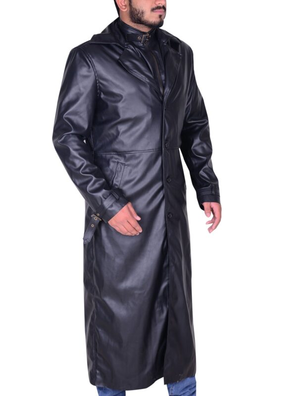 Resident Evil 5 Albert Wesker Black Trench Coat - Image 2