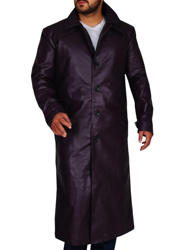 Resident Evil 5 Albert Wesker Long Costume Purple Coat