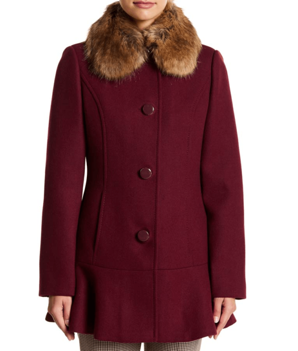 Riverdale Season 04 Veronica Lodge Camila Mendes Faux Fur Collar Coat