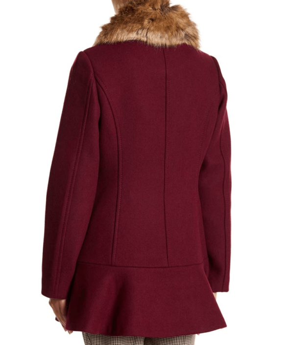Riverdale Season 04 Veronica Lodge Camila Mendes Faux Fur Collar Coat - Image 3