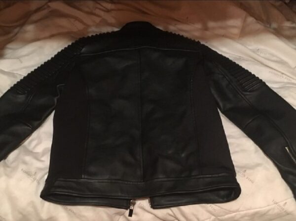 Robert Phillipe Black Newzealand Leather Jacket - Image 3