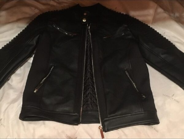 Robert Phillipe Black Newzealand Leather Jacket - Image 2