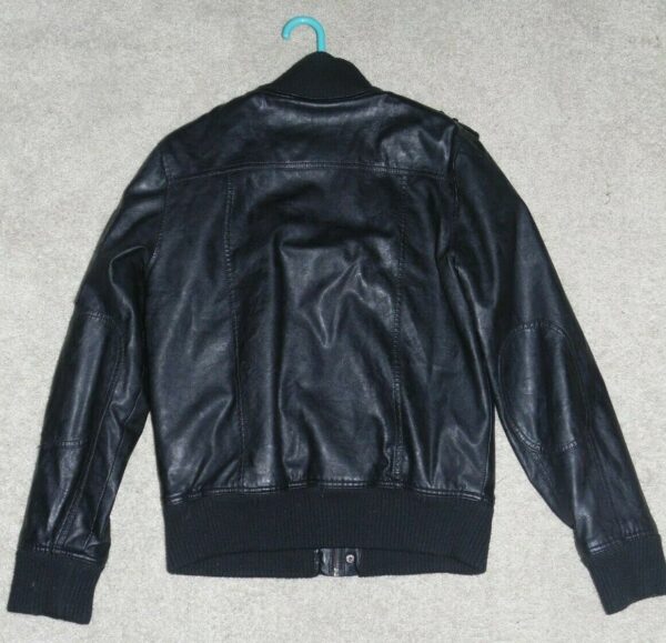 Mens Rock & Republic Black Leather Jacket - Image 2