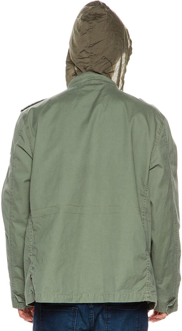 Rusty Mens Malignant Army Green Jacket - Image 3