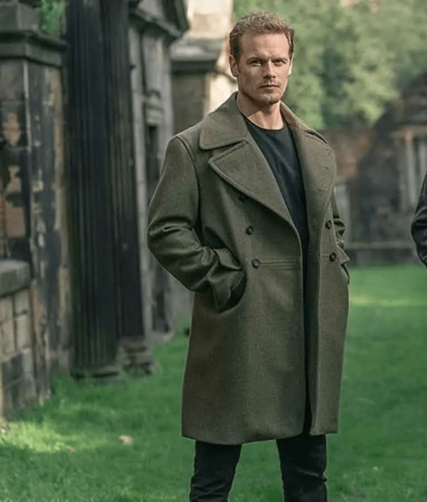 Sam Heughan Men in Kilts: A Roadtrip with Sam and Graham Green Mid-Length Coat
