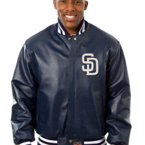 San Diego Padres Bomber Leather Jacket