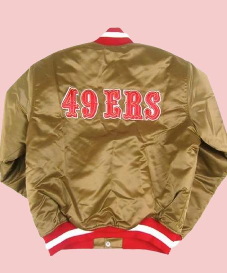 San Francisco 49ers Gold Jacket - Image 2