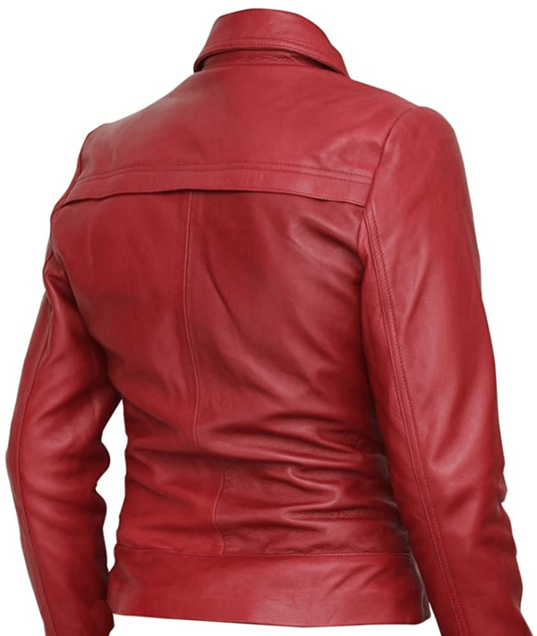 Scarlet Witch Avengers 2 Age Of Ultron Leather Jacket - Image 2