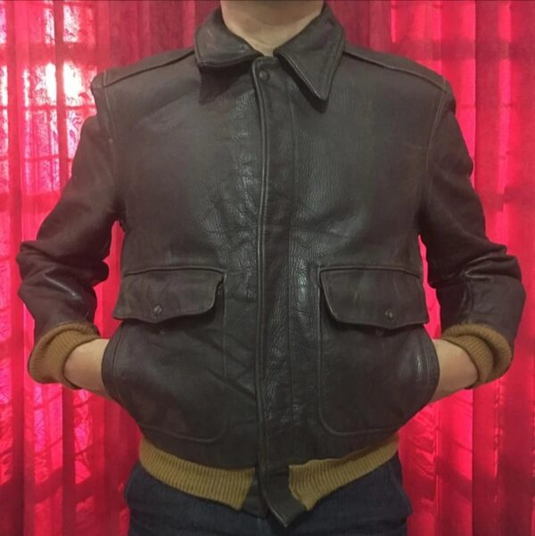 Mens Sears Steerhide Leather Jacket - Image 4