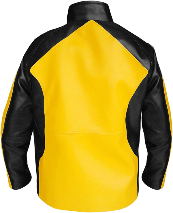 Mens Second Son Cole's Infamous 2 Yellow Leather Jacket - Image 2