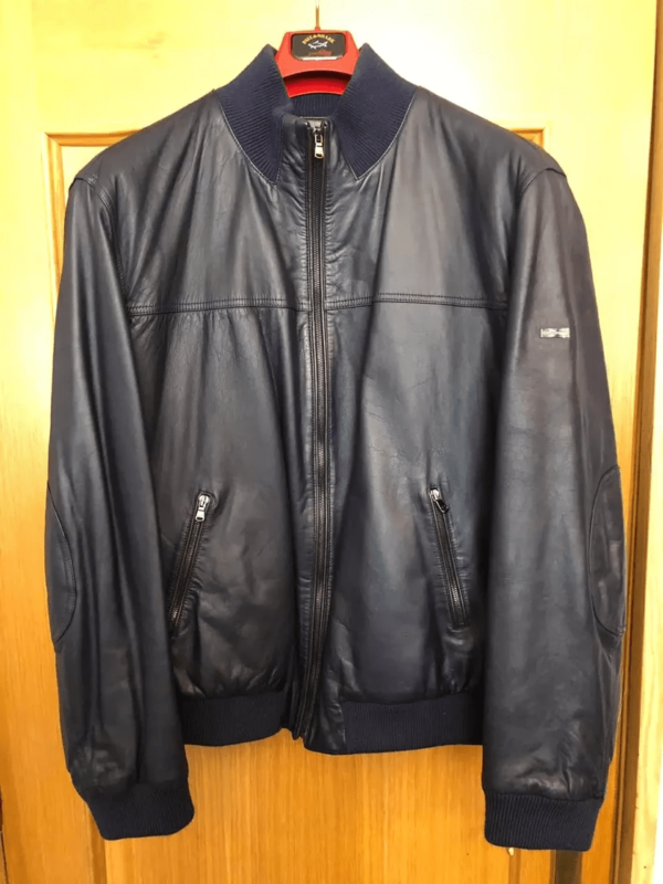 Mens Paul & Shark Lamb Leather Jacket