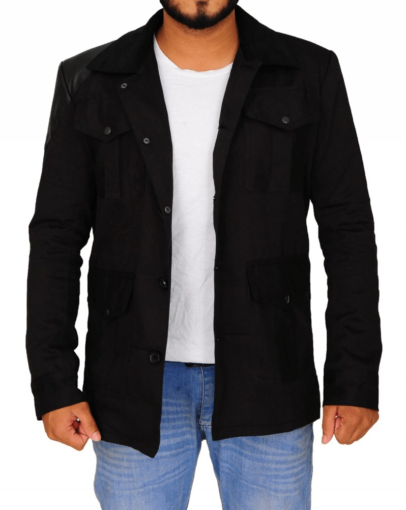 Mens The John Watson Sherlock Cotton Jacket - Airborne Jacket