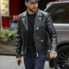 Singer Liam Payne Black Leather Jacket - Image 2