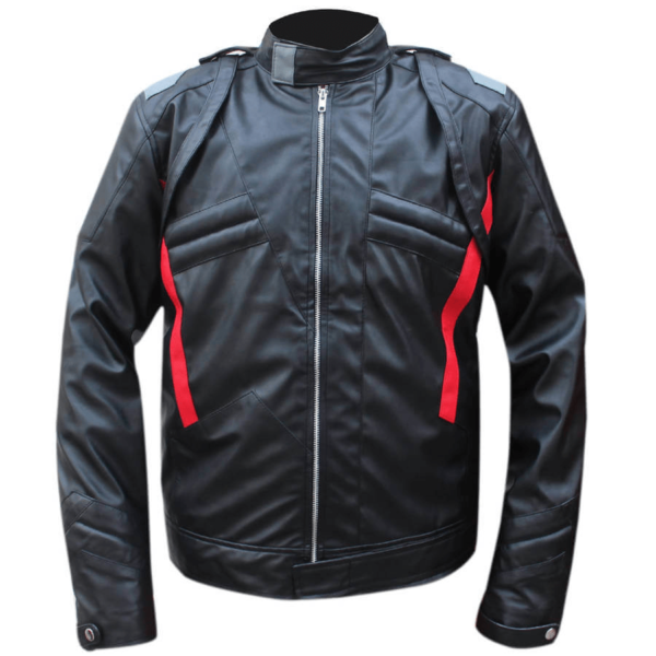 Overwatch Soldier 76 Jack Morrison Biker Leather Jacket