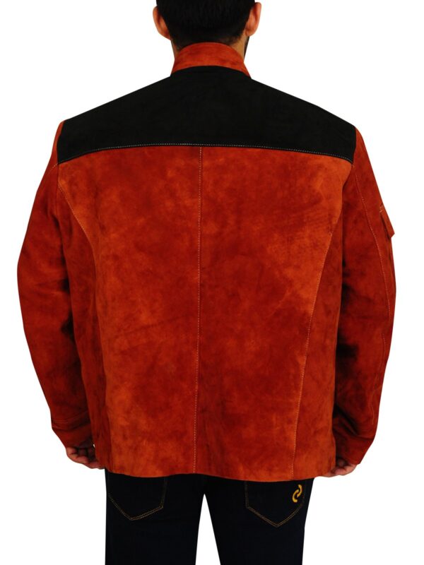 Solo A Star Wars Story Brown Suede Leather Jacket - Image 5