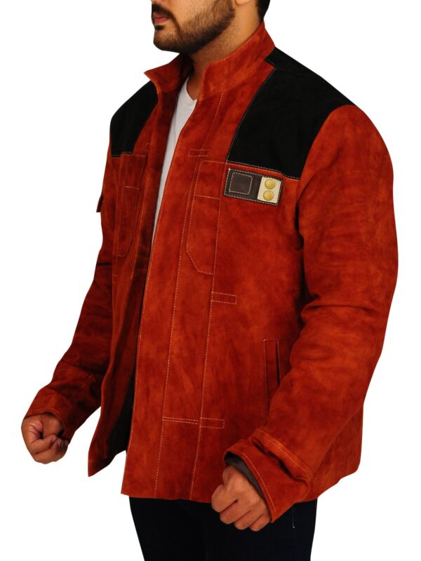 Solo A Star Wars Story Brown Suede Leather Jacket - Image 4
