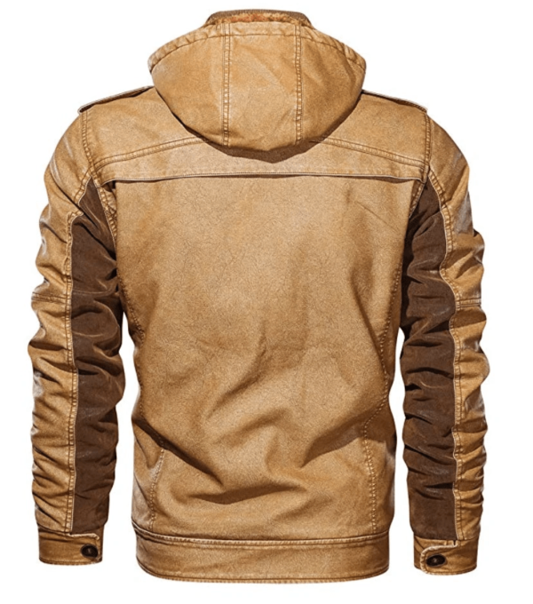 Mens Stafford Rough Rider Leather Jacket - Image 2