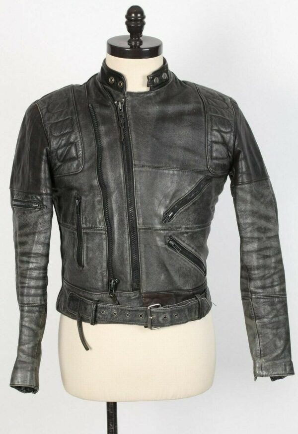 Mens Fashion Vintage Moto Steinmark Leather Jacket