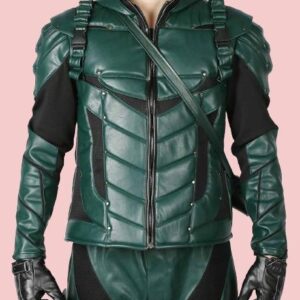 Stephen Amell S05 Green Arrow Hoodie