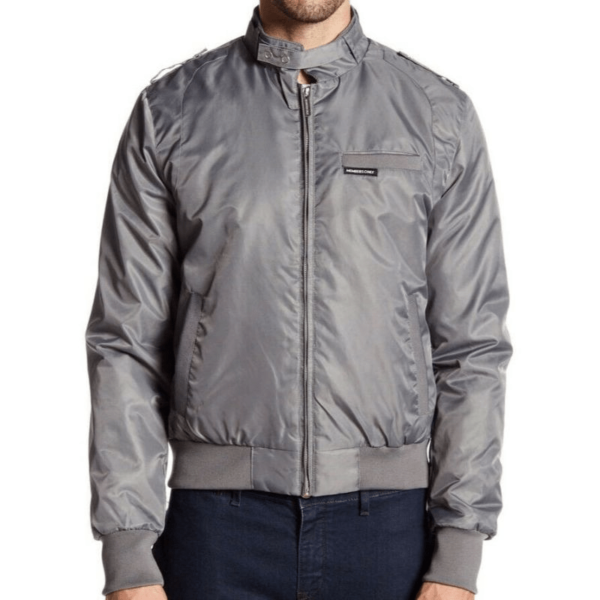 Stranger Things Steve Harrington Grey Bomber Jacket - Image 2