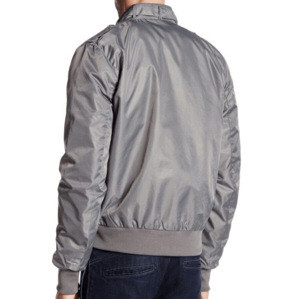 Stranger Things Steve Harrington Grey Bomber Jacket - Image 3