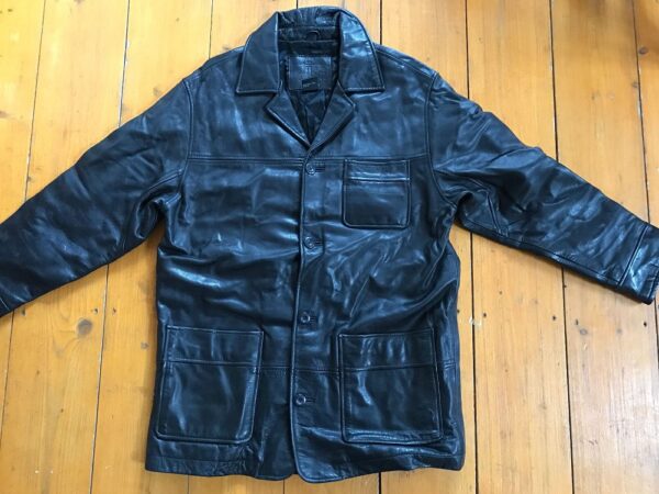 Mens Stussy Athletics Rare Leather Jacket