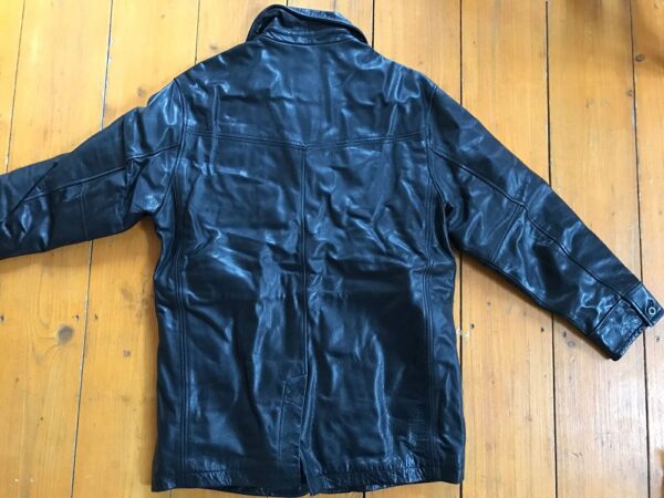 Mens Stussy Athletics Rare Leather Jacket - Image 2