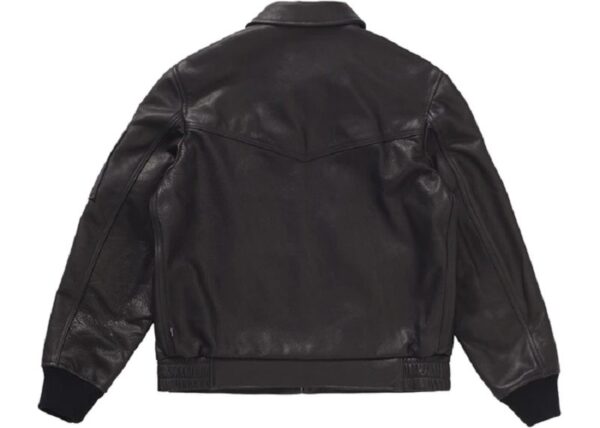 Supreme Schott Tanker Leather Jacket - Image 3