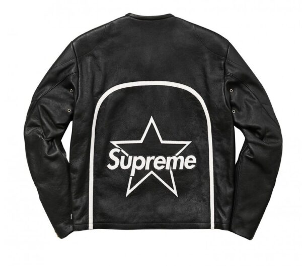 Mens Star Supreme & Vanson Leather Jacket - Image 2
