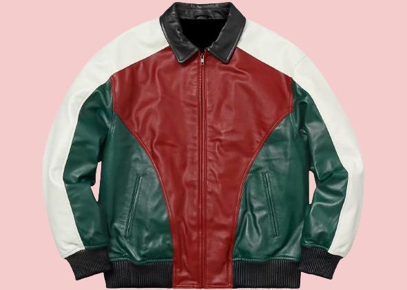 Supreme Studded Arc Leather Jacket - AirBorne Jacket