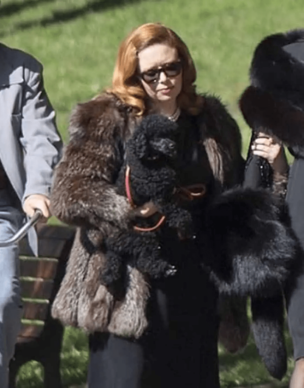 Natasha Lyonne The United States Vs. Billie Holiday 2021 Tallulah Bankhead Fur Jacket