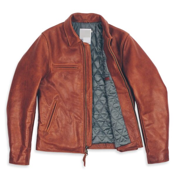 Mens Taylor Stitch Moto Leather Jacket - Image 3
