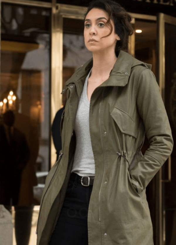 The Blacklist Mozhan Marnò Green Coat