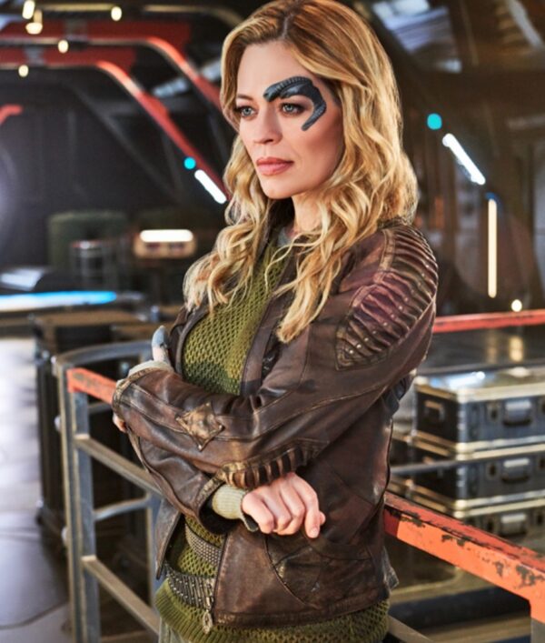 Star Trek Picard Jeri Ryan Seven Leather Jacket