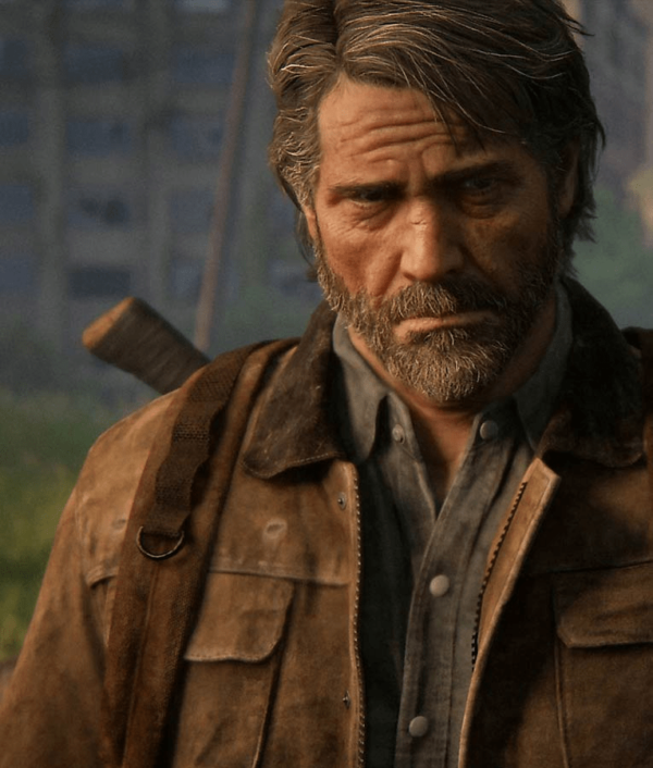 Mens The Last Of Us Part Ii Joel Suede Leather Jacket - Image 2