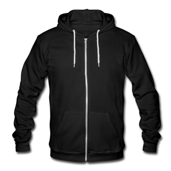 Mens Enjoy The Little Things Black Unisex Hooded Jacket - Image 2