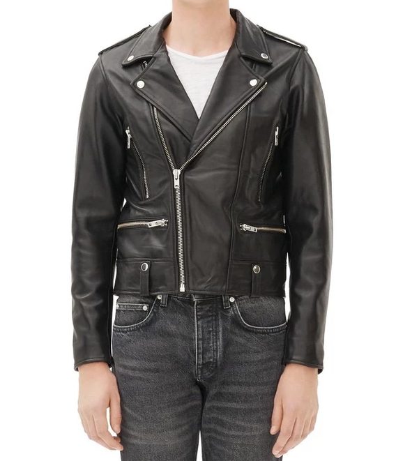 Mens Style Thrasher Rider Leather Jacket - AirBorne Jacket